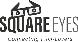 Logo for Square Eyes with glasses above the word Square